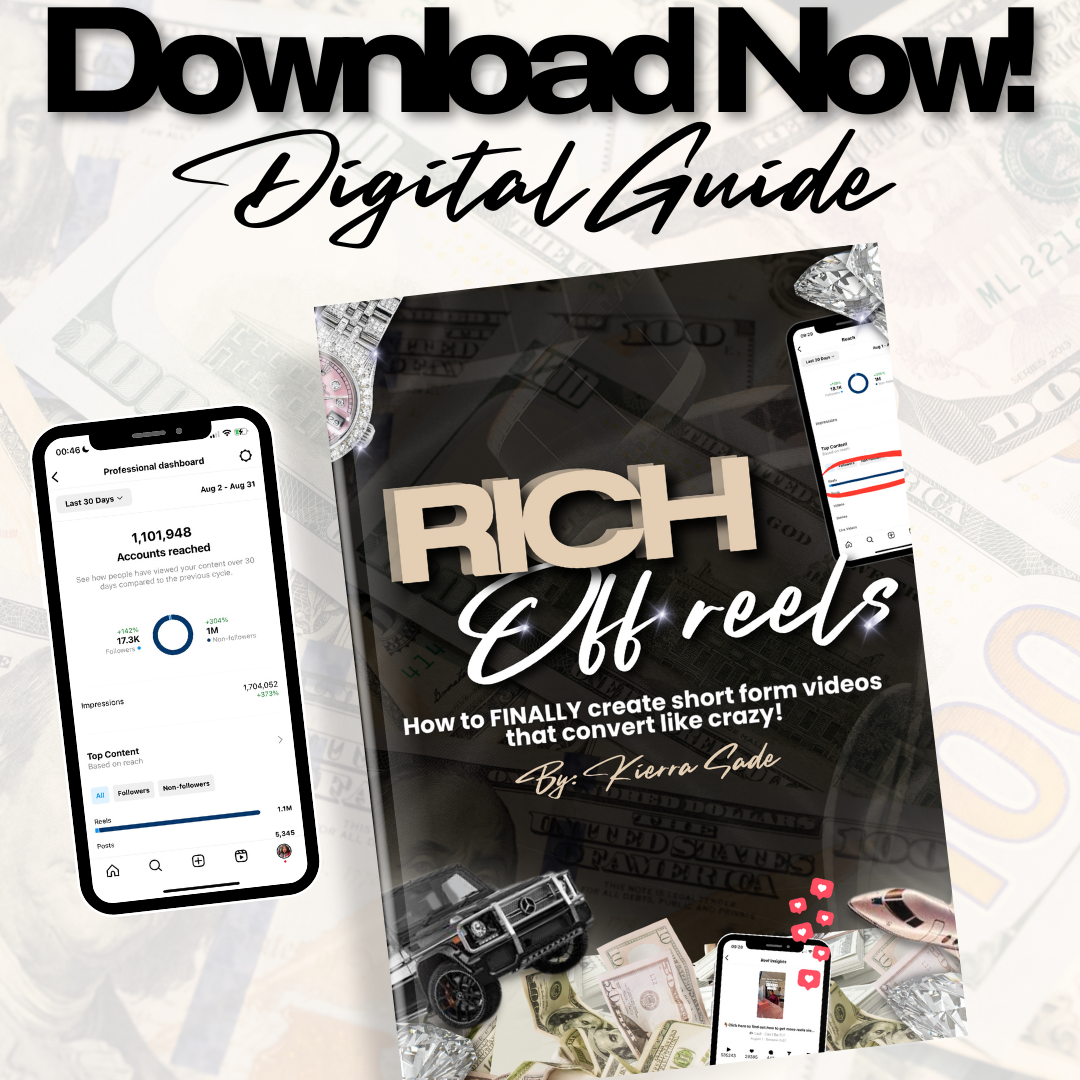 "Rich Off Reels" Masterclass & Digital Workbook BUNDLE